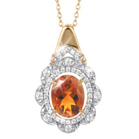 Honey Glow Citrine Pendant