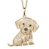 Golden Pup Pendant