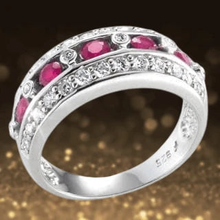 Daniel Steiger Rodeo Drive Red Ring