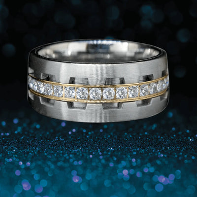 Daniel Steiger Grand Prix Men's Ring Steel