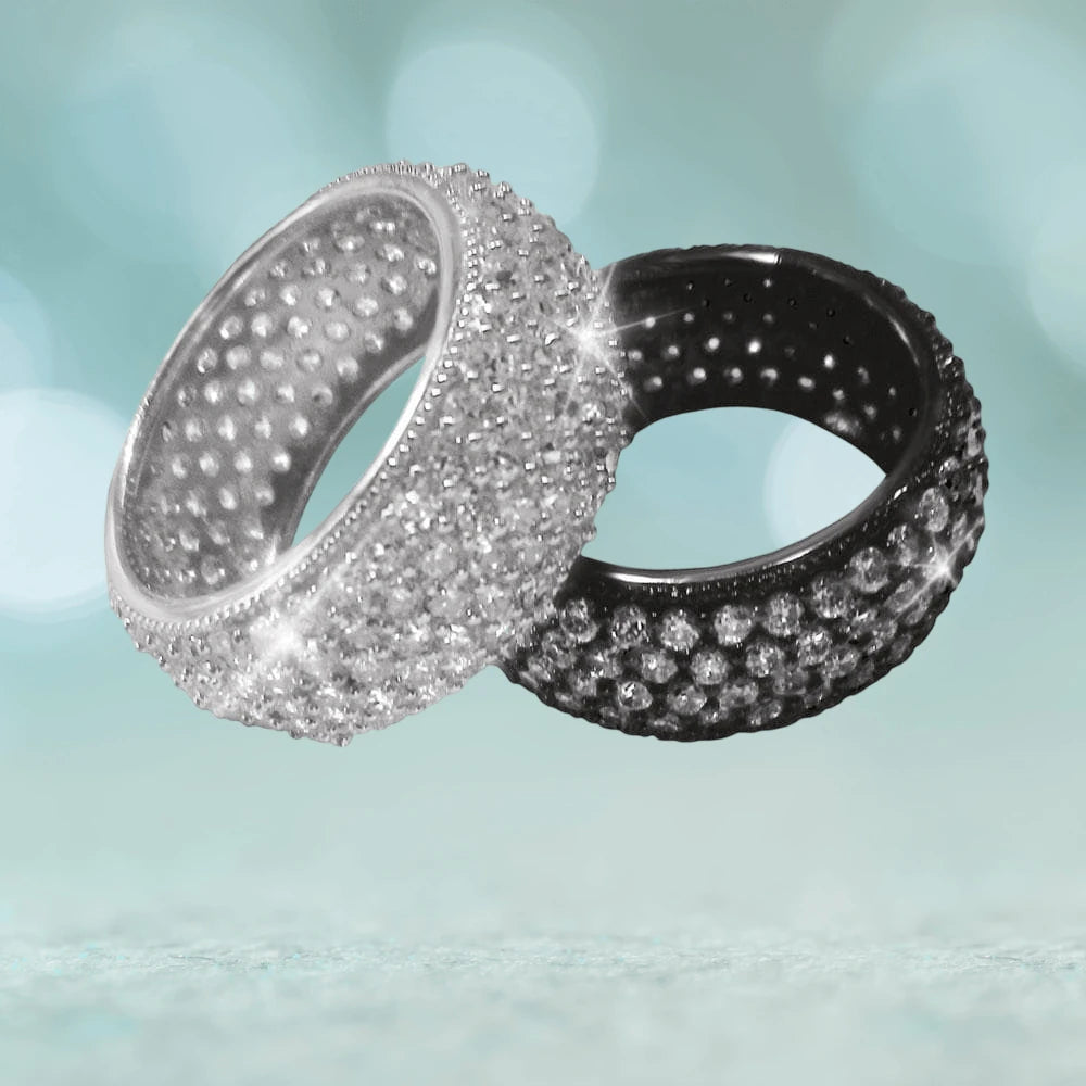 Daniel Steiger Dash Black Rhodium Ring