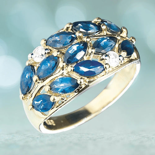 Daniel Steiger Marquise Sapphire Ring