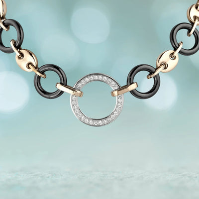 Daniel Steiger Java Ceramic Halo Necklace