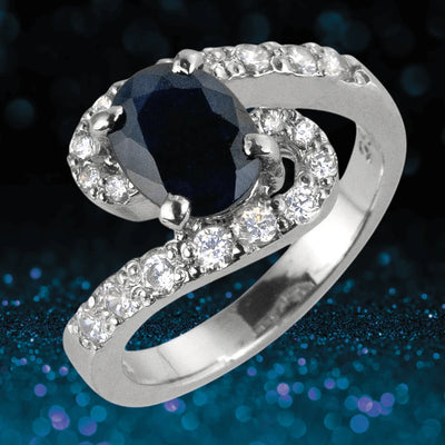 Daniel Steiger Sapphire Meander Ring