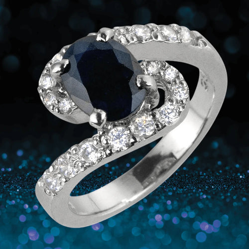 Daniel Steiger Sapphire Meander Ring