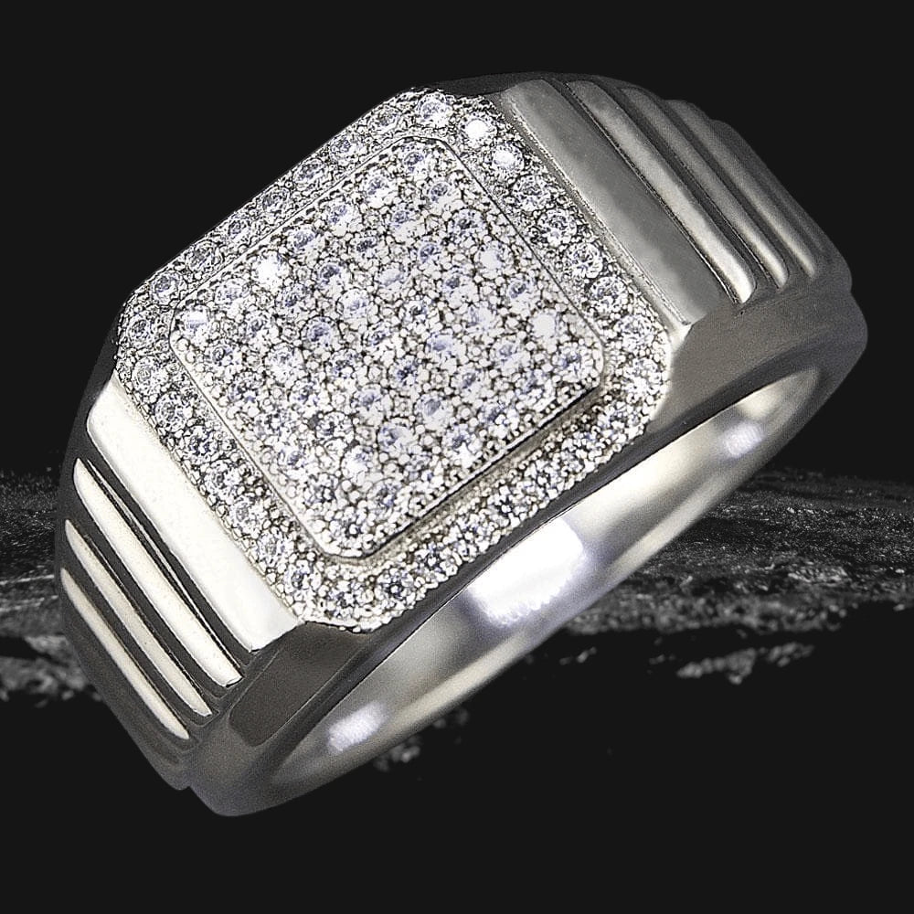 Daniel Steiger Odyssey Men's Rhodium Ring