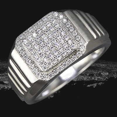 Daniel Steiger Odyssey Men's Rhodium Ring