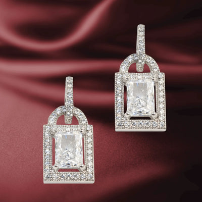 Daniel Steiger Astoria White Earrings