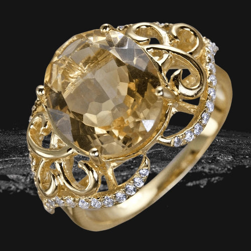 Daniel Steiger Citrine Solero Ring