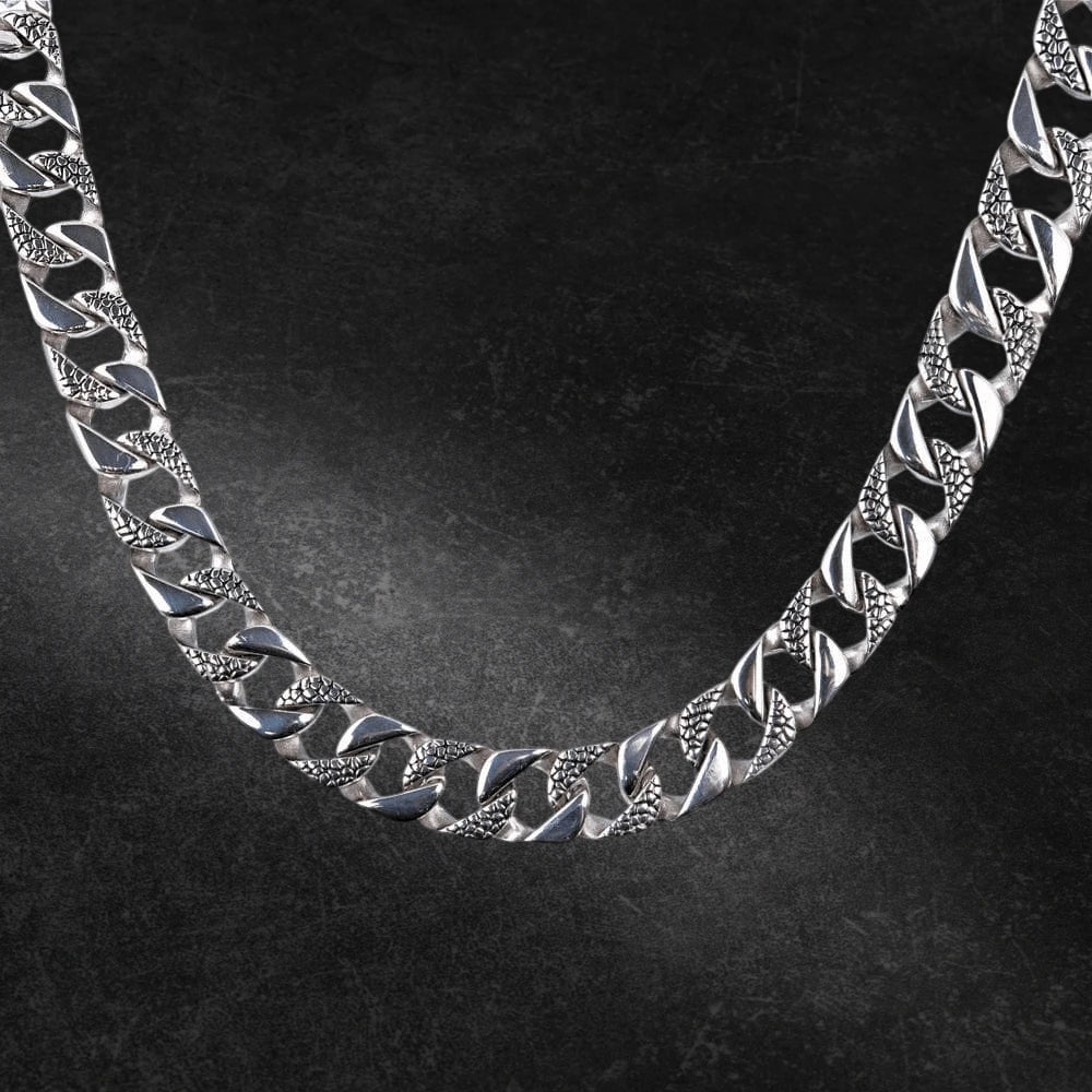 Daniel Steiger Anaconda Men's Textured Necklace