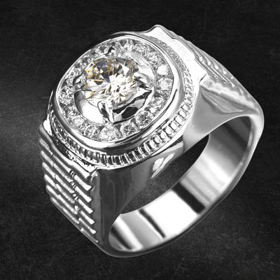 Daniel Steiger Penninsula Men's Platinum Ring