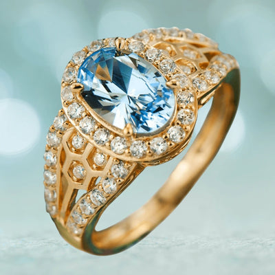 Daniel Steiger Sky Honeycomb Ring