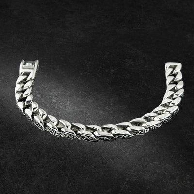 Daniel Steiger Scroll Steel Necklace