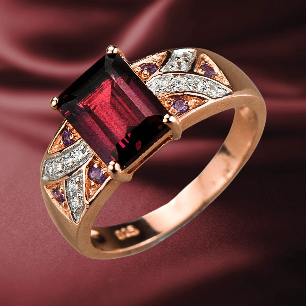 Daniel Steiger Carnation Garnet Ring