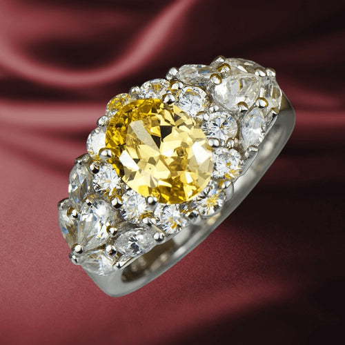 Daniel Steiger Rhodium Canaria Ring