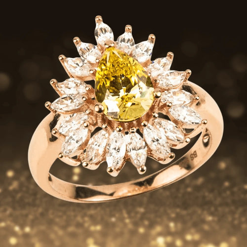 Daniel Steiger Canary Pear Ring