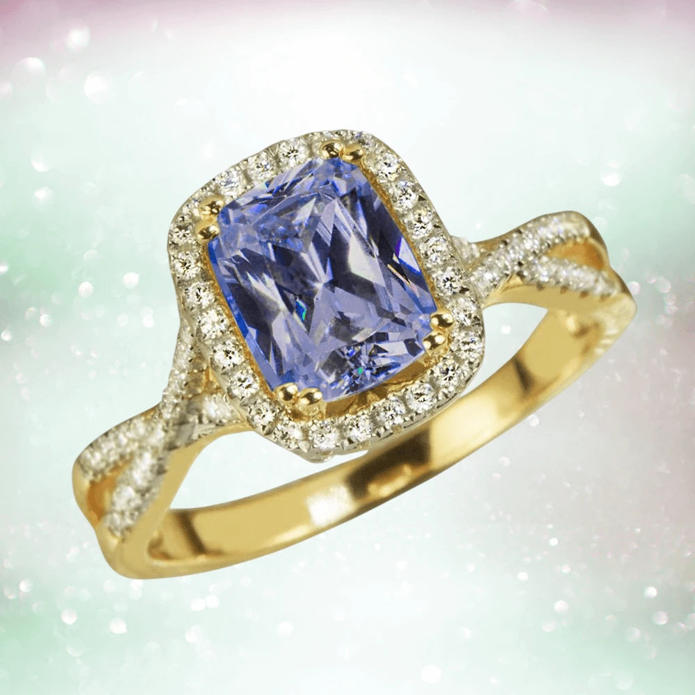 Daniel Steiger Tanzanite Twist Ring