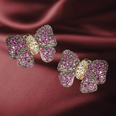 Daniel Steiger Couture Bow Earrings
