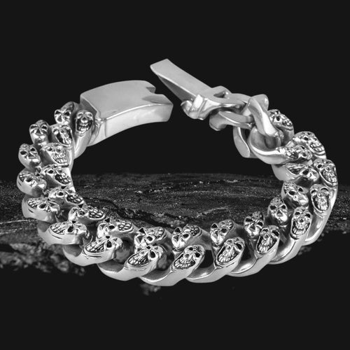 Daniel Steiger Shadow Skull Bracelet