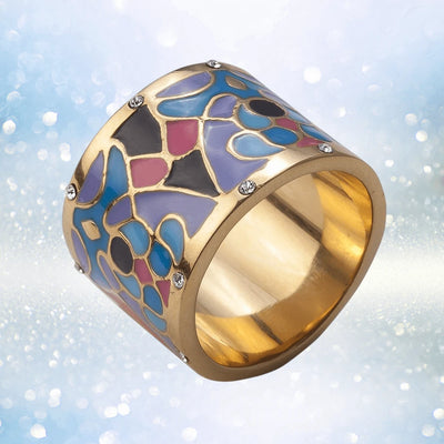 Daniel Steiger Golden Peacock Ring