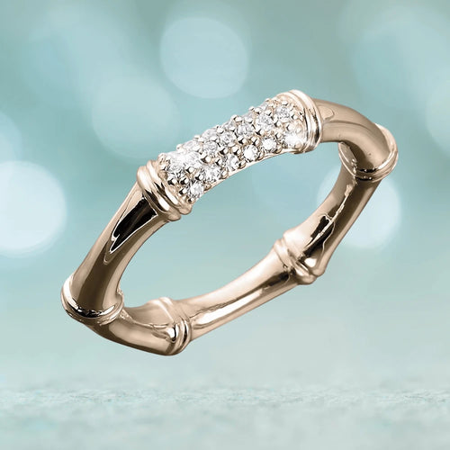 Daniel Steiger Bamboo Rose Gold Ring