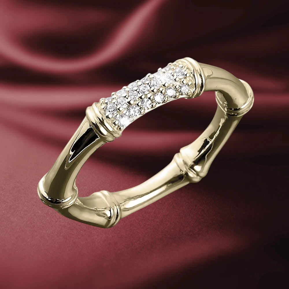 Daniel Steiger Bamboo Yellow Gold Ring