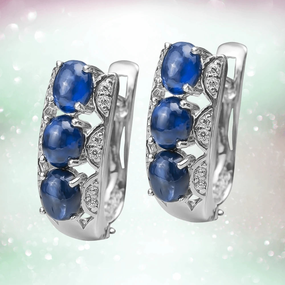 Daniel Steiger Berry Sapphire Earrings