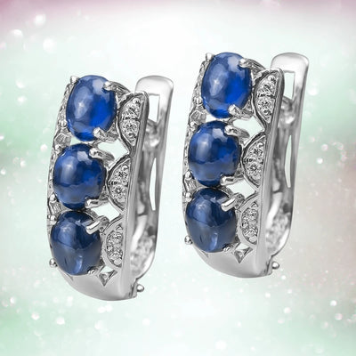 Daniel Steiger Berry Sapphire Earrings