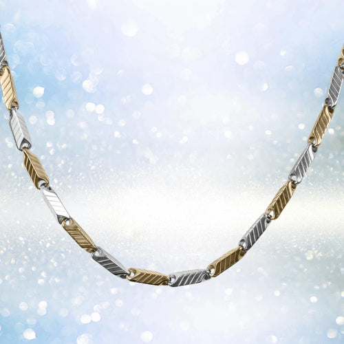 Daniel Steiger Chevron Steel Necklace