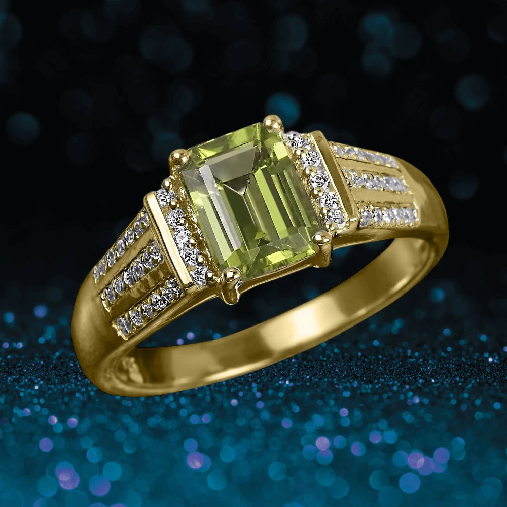 Daniel Steiger Augustine Peridot Ring
