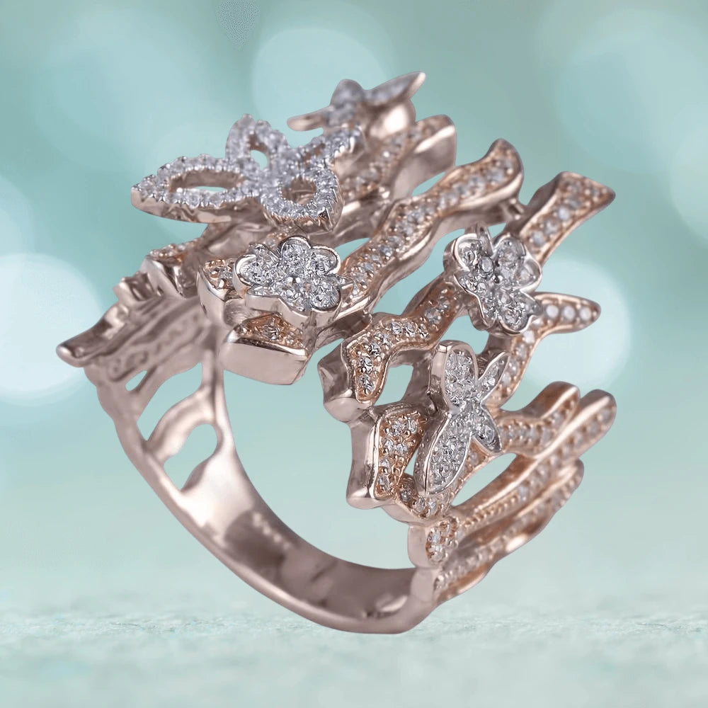 Daniel Steiger Woodland Butterfly Ring