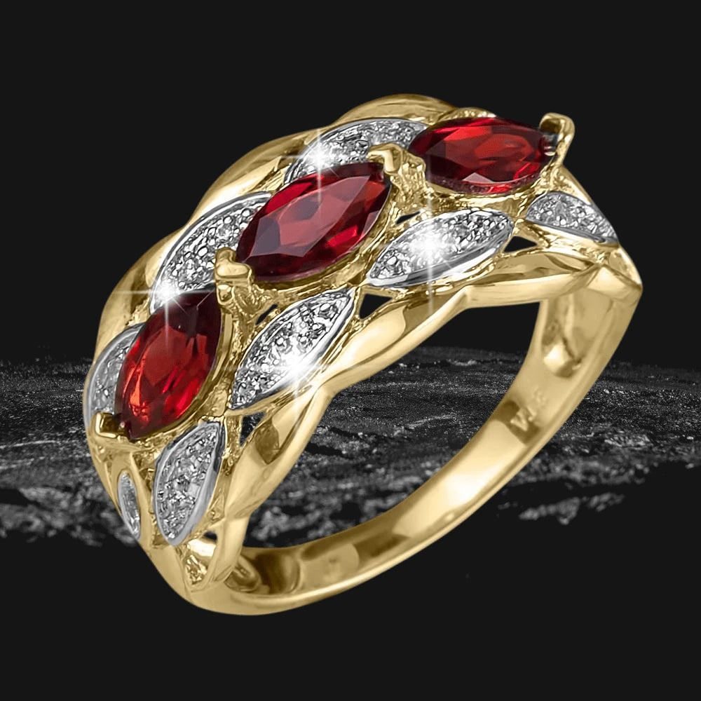 Daniel Steiger Garbo Garnet Ring