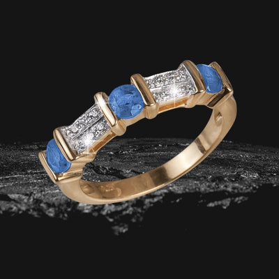Daniel Steiger Trieste Sapphire Gem Ring