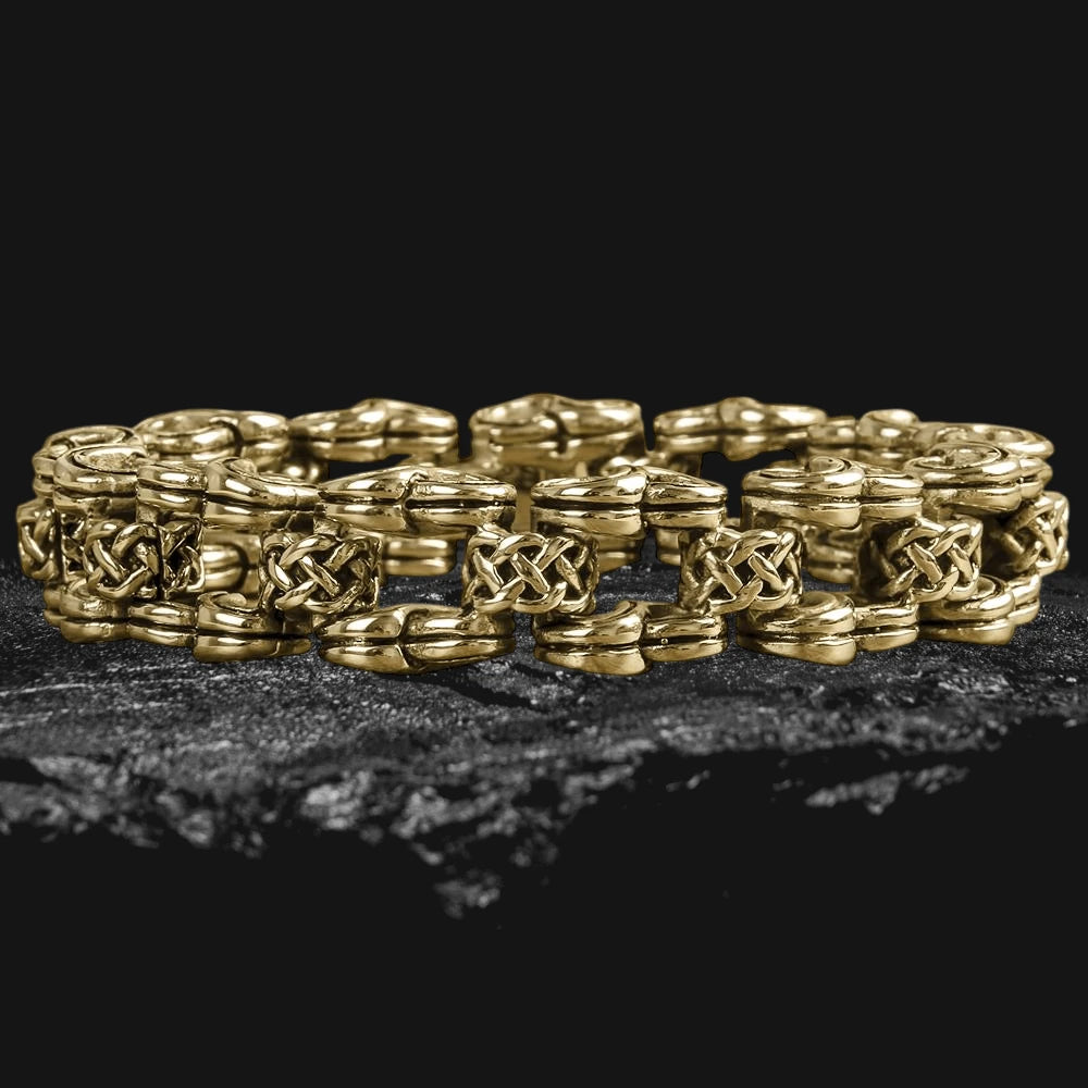 Daniel Steiger Men's Celtic Knot Gold Bracelet