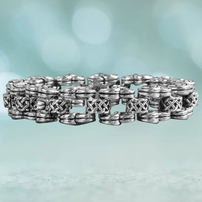 Daniel Steiger Men's Celtic Knot Steel Bracelet