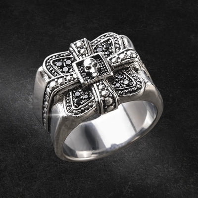 Daniel Steiger Midnight Skull Steel Ring