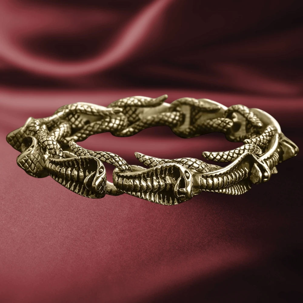 Daniel Steiger Venom Men's Gold Bracelet