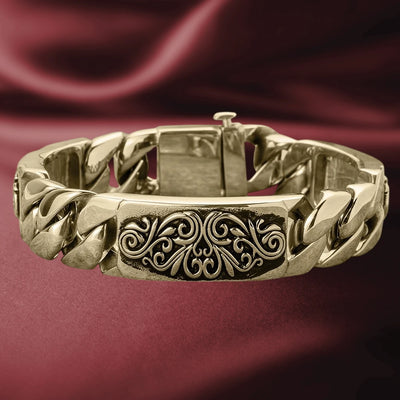 Daniel Steiger Montana Scroll Bracelet Gold