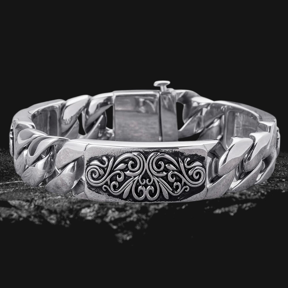 Daniel Steiger Montana Scroll Bracelet Steel