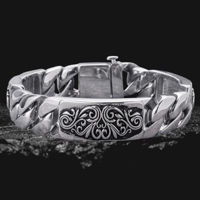 Daniel Steiger Montana Scroll Bracelet Steel