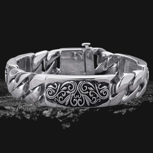 Daniel Steiger Montana Scroll Bracelet Steel