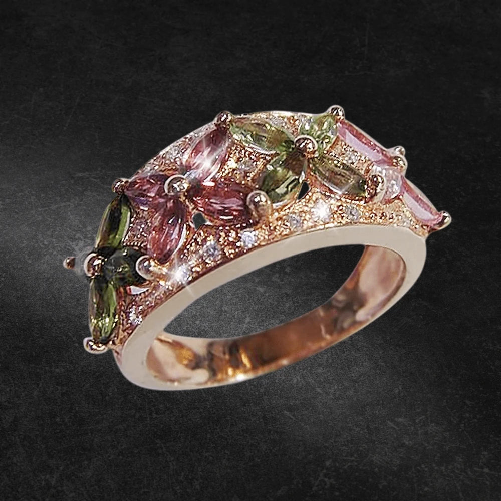 Daniel Steiger Tourmaline Fleur Ring