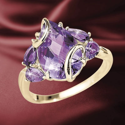 Daniel Steiger Amethyst Vine Ring