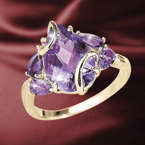 Daniel Steiger Amethyst Vine Ring