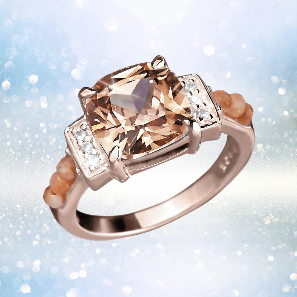 Daniel Steiger Peach Rose Ring