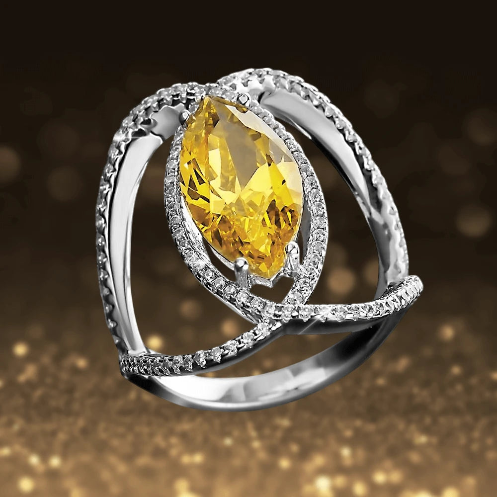 Daniel Steiger Curvela Marquise Ring