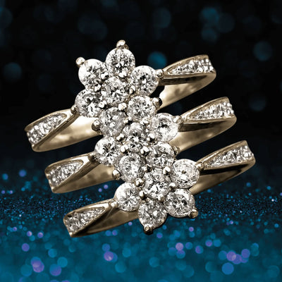 Daniel Steiger Flower Journey Yellow Gold Ring