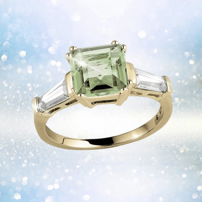 Daniel Steiger Decadence Gem Ring Green Amethyst