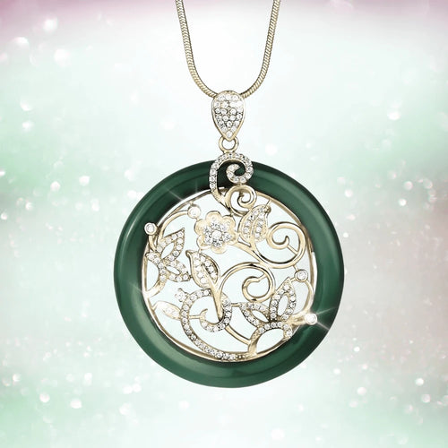 Daniel Steiger Verdant Oro Flower Pendant