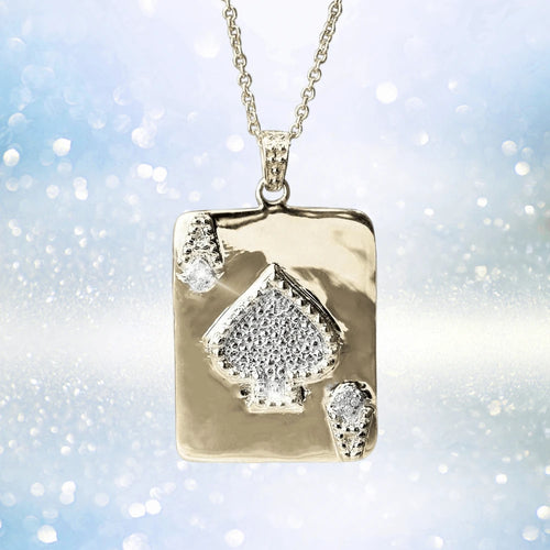 Daniel Steiger Diamond Ace Of Spades Pendant